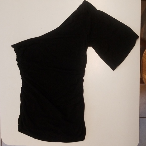 Guess one shoulder black shirt - Picture 3 of 5
